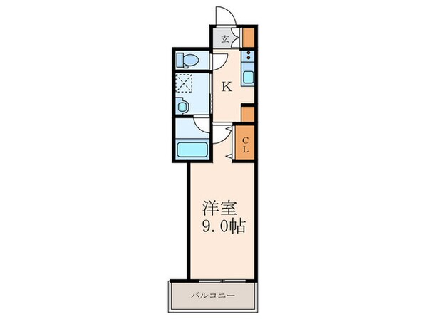 コンプレート金田の物件間取画像